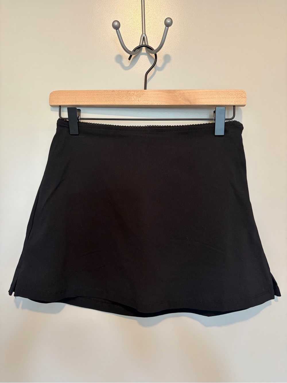 Black Women's A-Line Mini Skirt